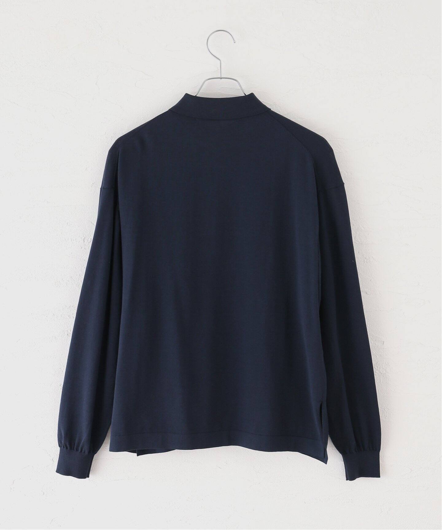 FRAMeWORK コットン接結CNニット ブラック FRAMeWORK（フレームワーク） ≪≫コットン接結CNニット