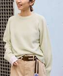 AQUA クルーネックプルオーバー