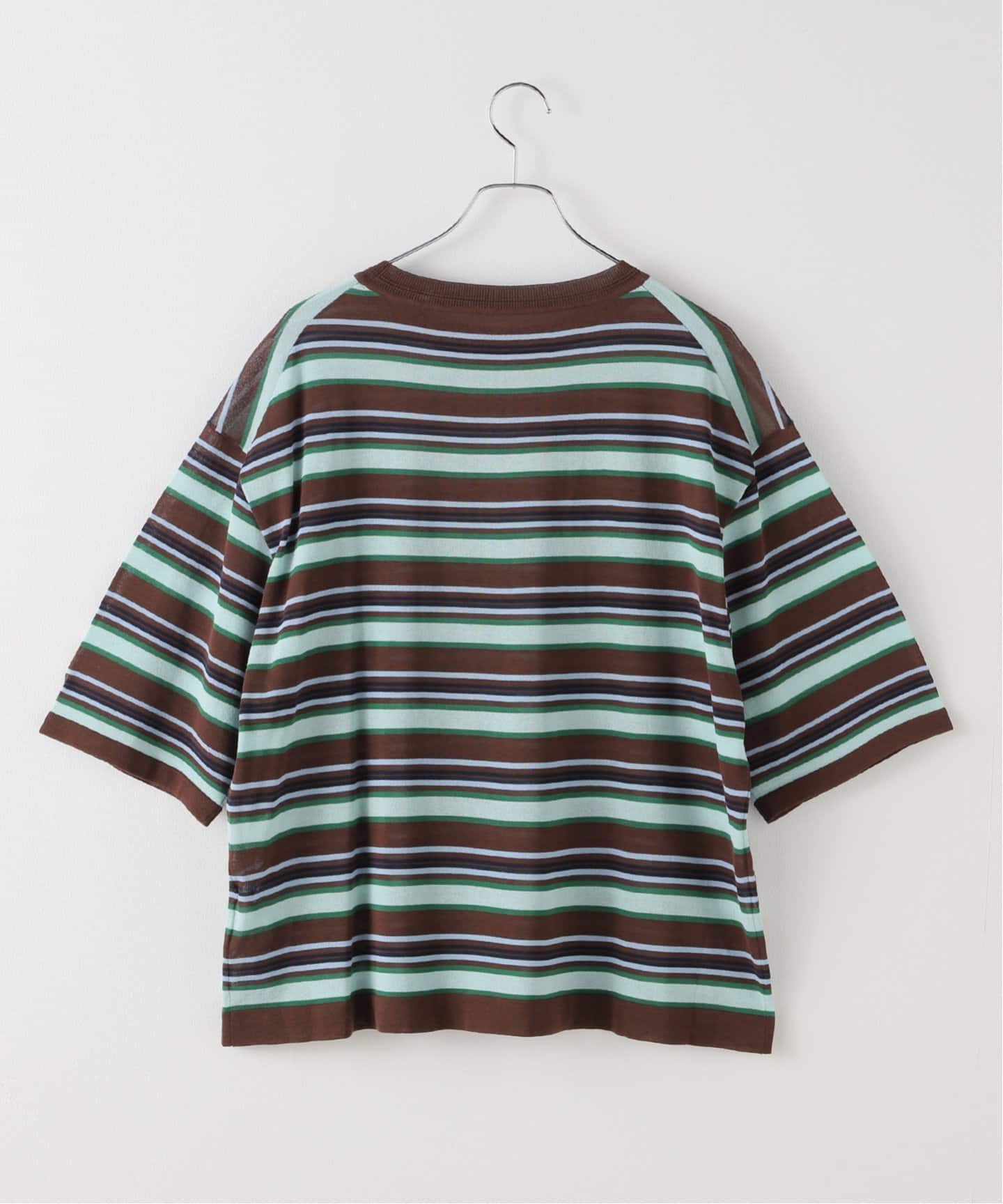 アトリエgg マルチボーダーTシャツ CITEN＞マルチボーダーT