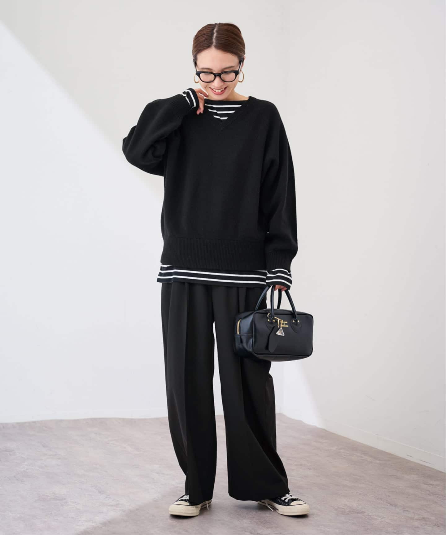 ≪WEB限定 / 追加≫AQUA Vネックプルオーバー（ニット／セーター