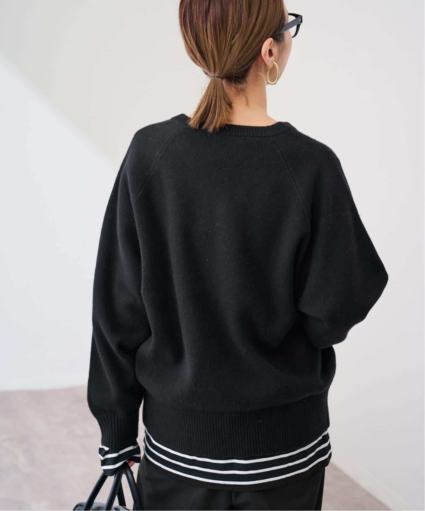 ≪WEB限定 / 追加≫AQUA Vネックプルオーバー（ニット／セーター