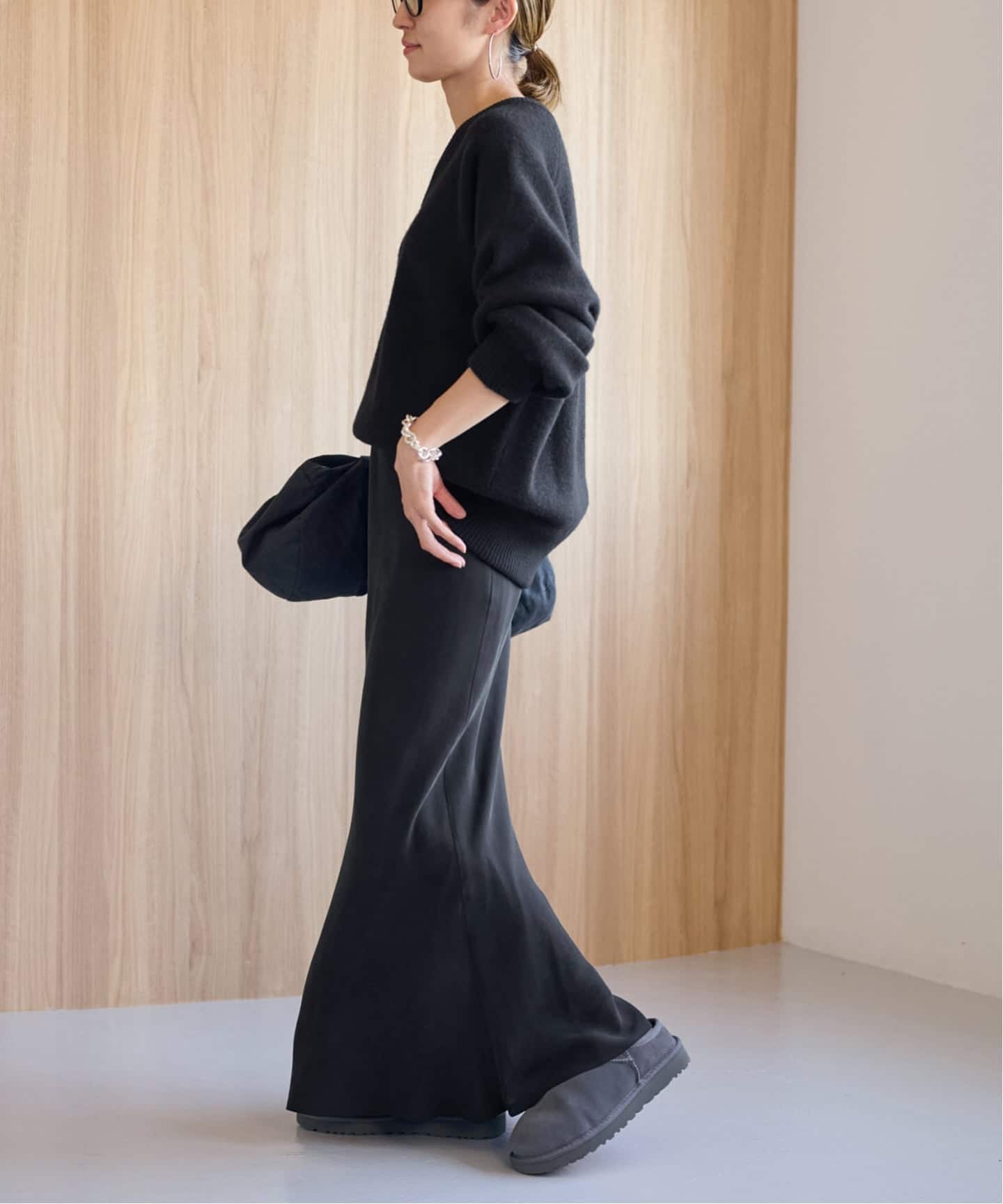 ≪WEB限定 / 追加≫AQUA Vネックプルオーバー（ニット／セーター