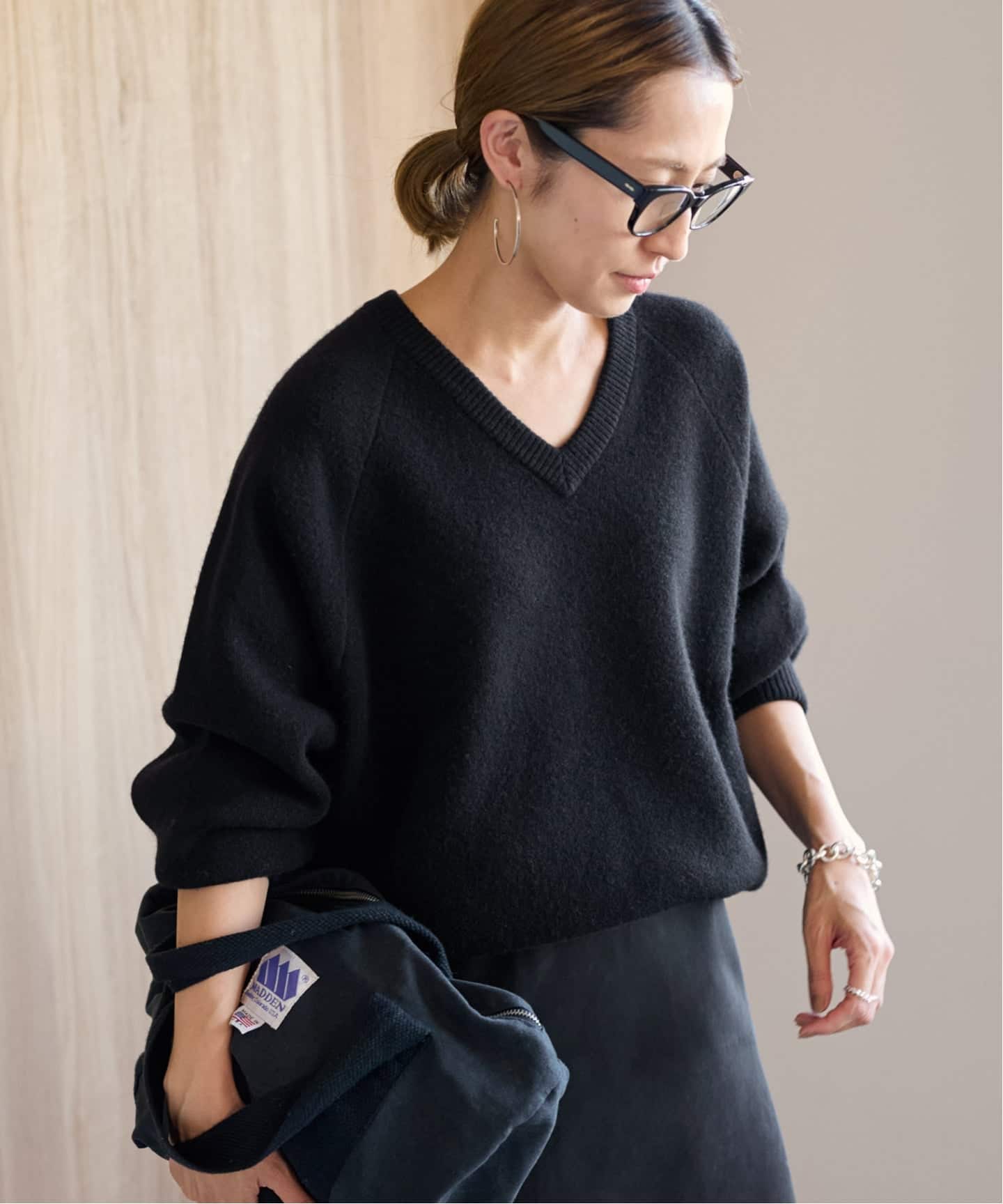 ≪WEB限定 / 追加予約≫AQUA Vネックプルオーバー（ニット／セーター