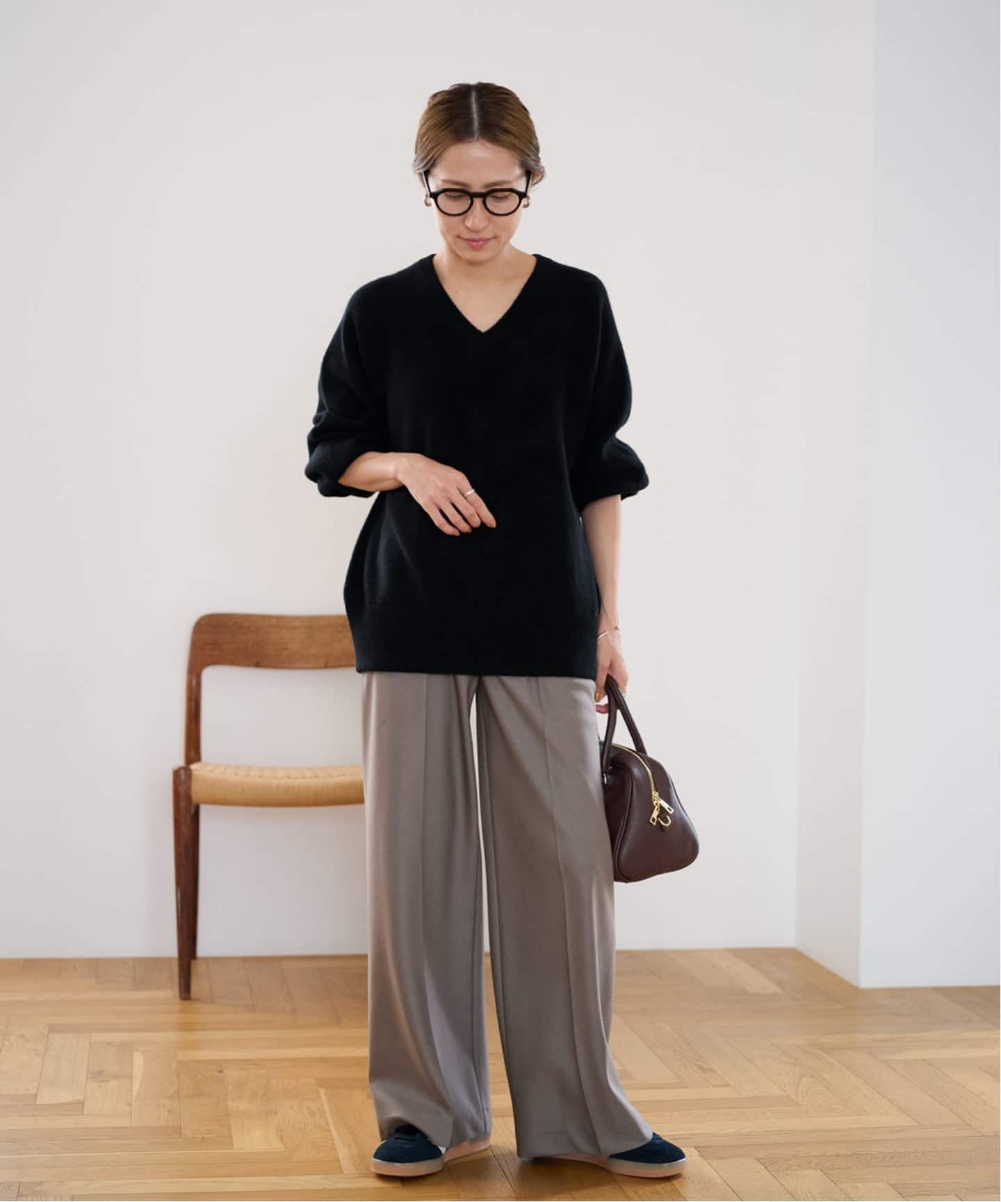 ≪WEB限定 / 追加予約≫AQUA Vネックプルオーバー（ニット／セーター