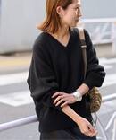 ≪WEB限定 / 追加≫AQUA Vネックプルオーバー