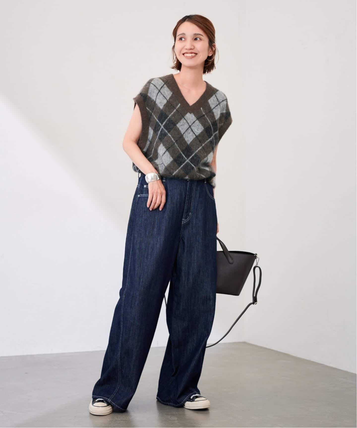 アーガイルベスト（ベスト）｜FRAMeWORK（フレームワーク）の通販