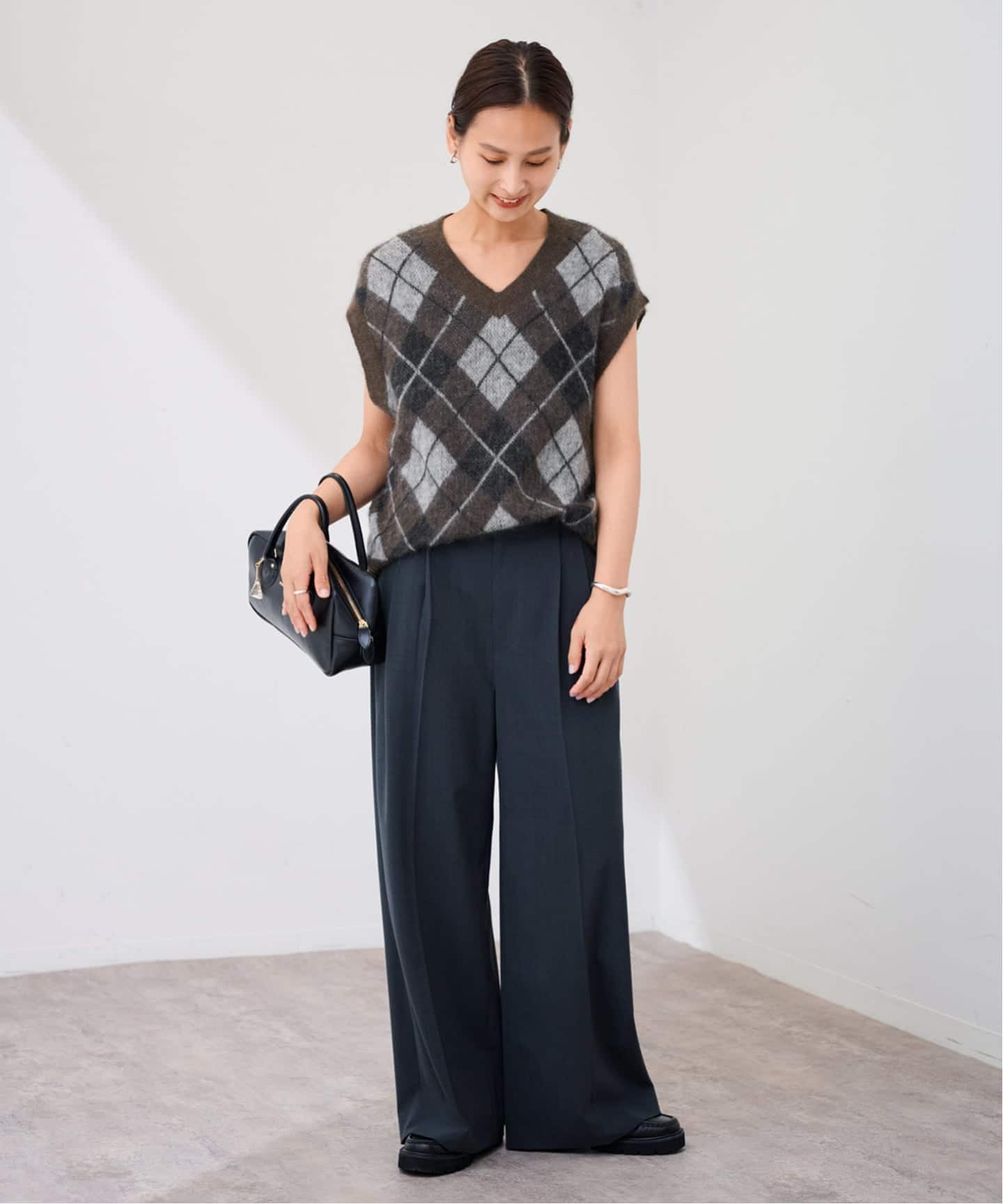 アーガイルベスト（ベスト）｜FRAMeWORK（フレームワーク）の通販