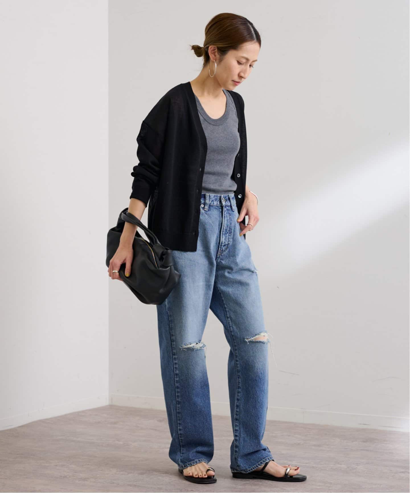 FRAMeWORK シアーカーディガン FRAMeWORK カーディガン シアーカーディガン レディース
