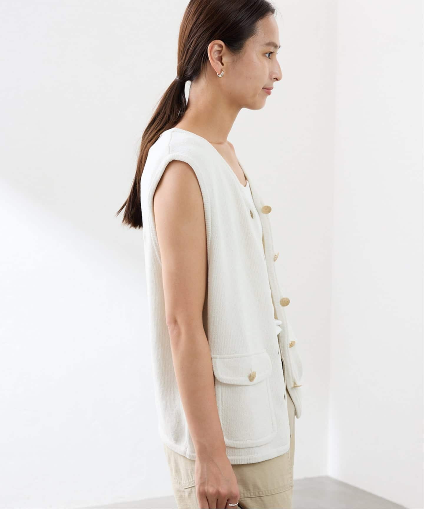 メタルボタンベスト（ベスト）｜FRAMeWORK（フレームワーク）の通販