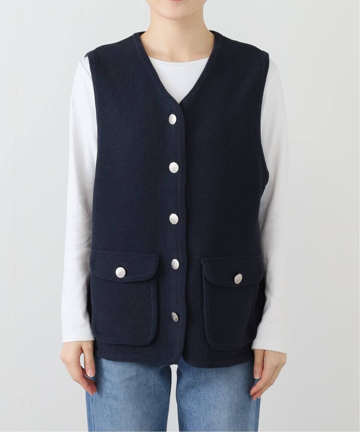 メタルボタンベスト（ベスト）｜FRAMeWORK（フレームワーク）の通販