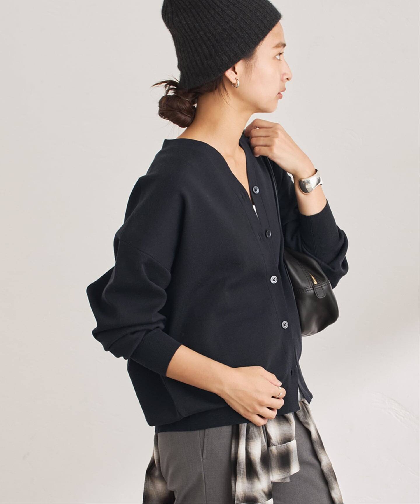 【定価3.5万✨】FRAMeWORK ヴィンテージライクカーディガン　金釦　黒 定価3.5万✨】FRAMeWORK ヴィンテージライクカーディガン 金釦 黒