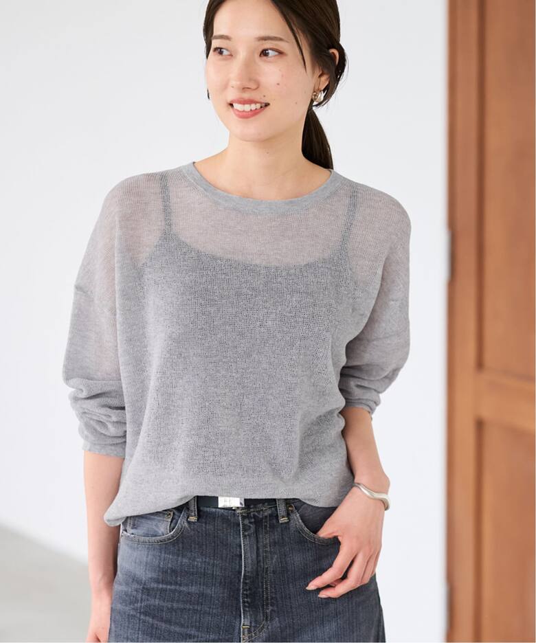 【匿名】新品 FRAMEWORKシアーワッフルラウンドヘム