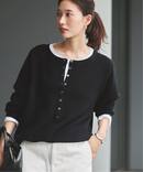 ≪WEB限定追加予約≫ウールワッフルヘンリーネック