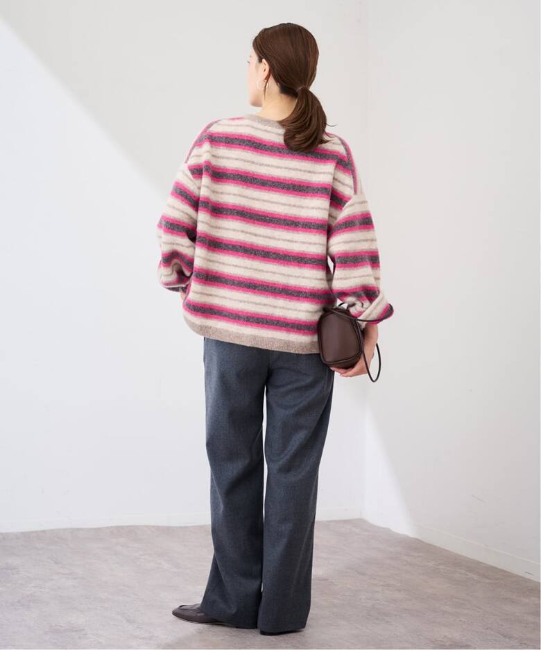 マルチボーダープルオーバー（ニット／セーター）｜FRAMeWORK  