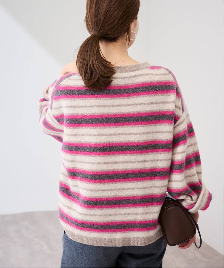 マルチボーダープルオーバー（ニット／セーター）｜FRAMeWORK  