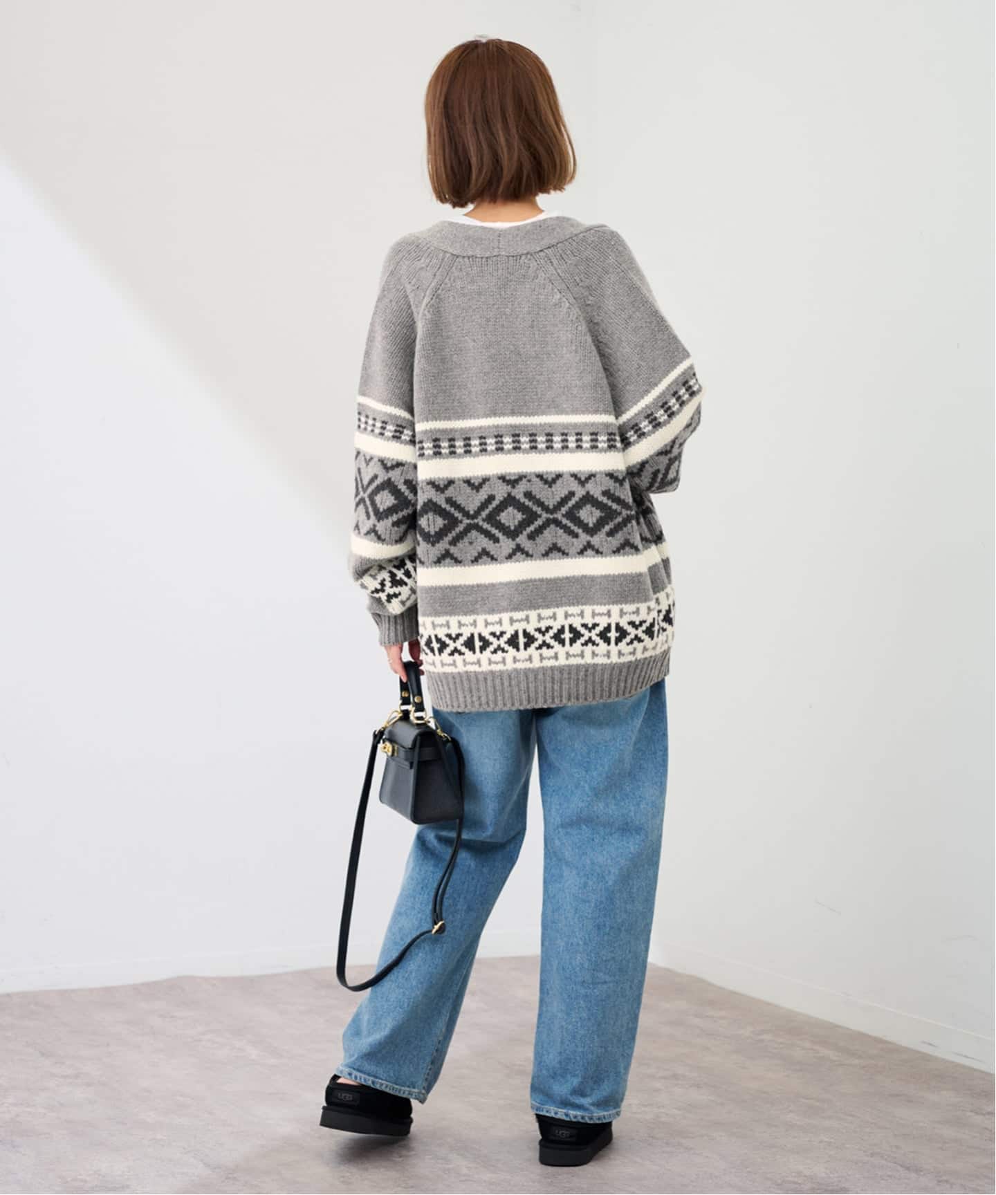 ジャガードカーディガン（カーディガン）｜FRAMeWORK（フレームワーク