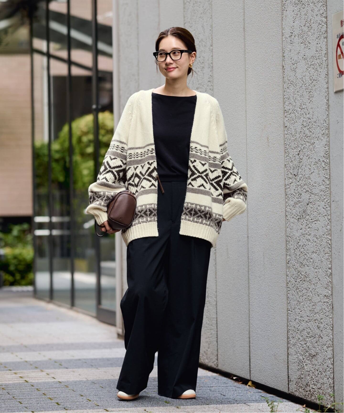 ジャガードカーディガン（カーディガン）｜FRAMeWORK（フレームワーク