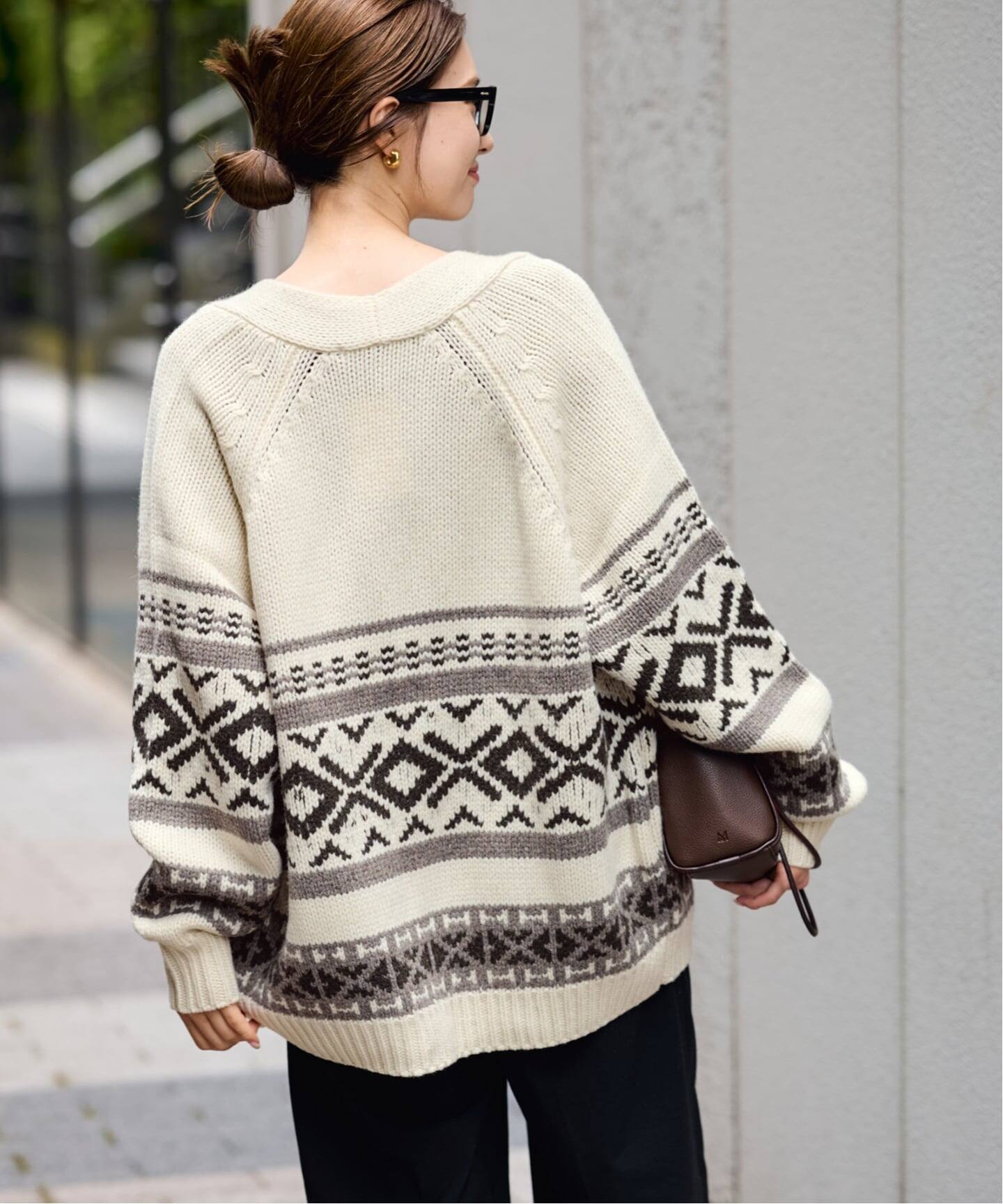 ジャガードカーディガン（カーディガン）｜FRAMeWORK（フレームワーク