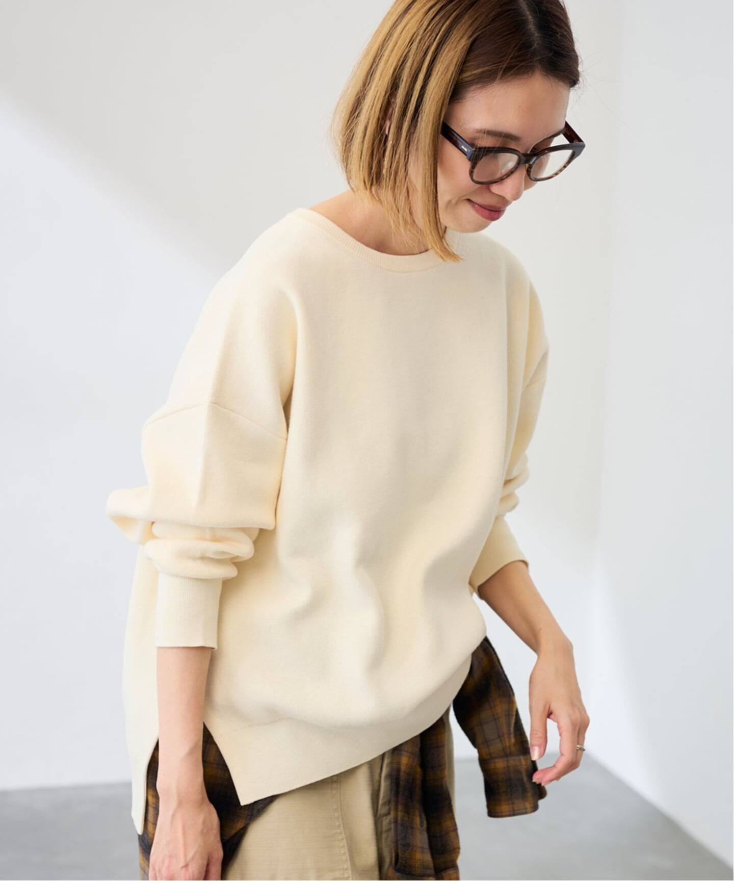 ≪追加≫ダブルジャガードプルオーバー（ニット／セーター