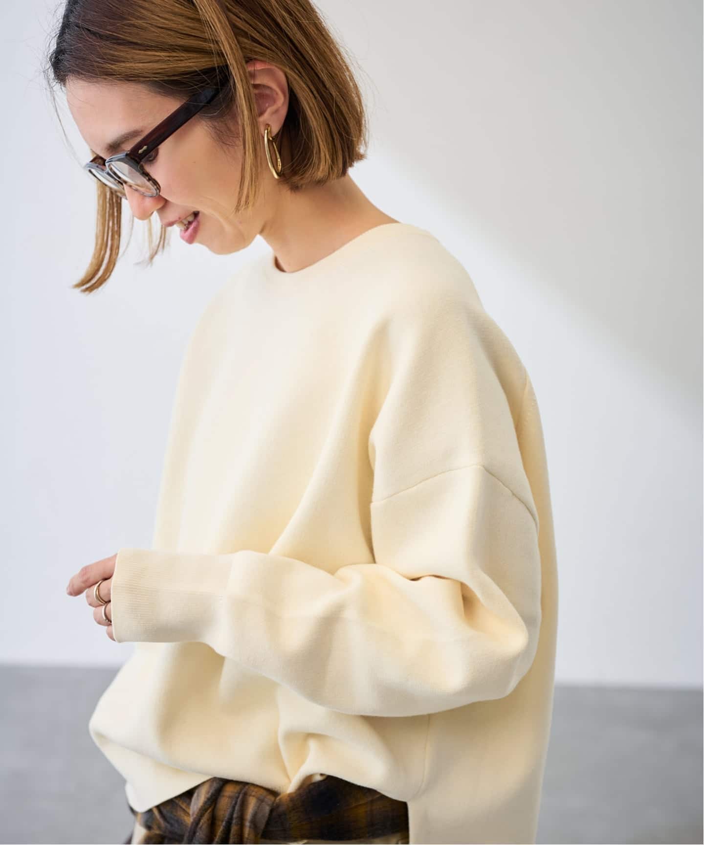 ≪追加≫ダブルジャガードプルオーバー（ニット／セーター