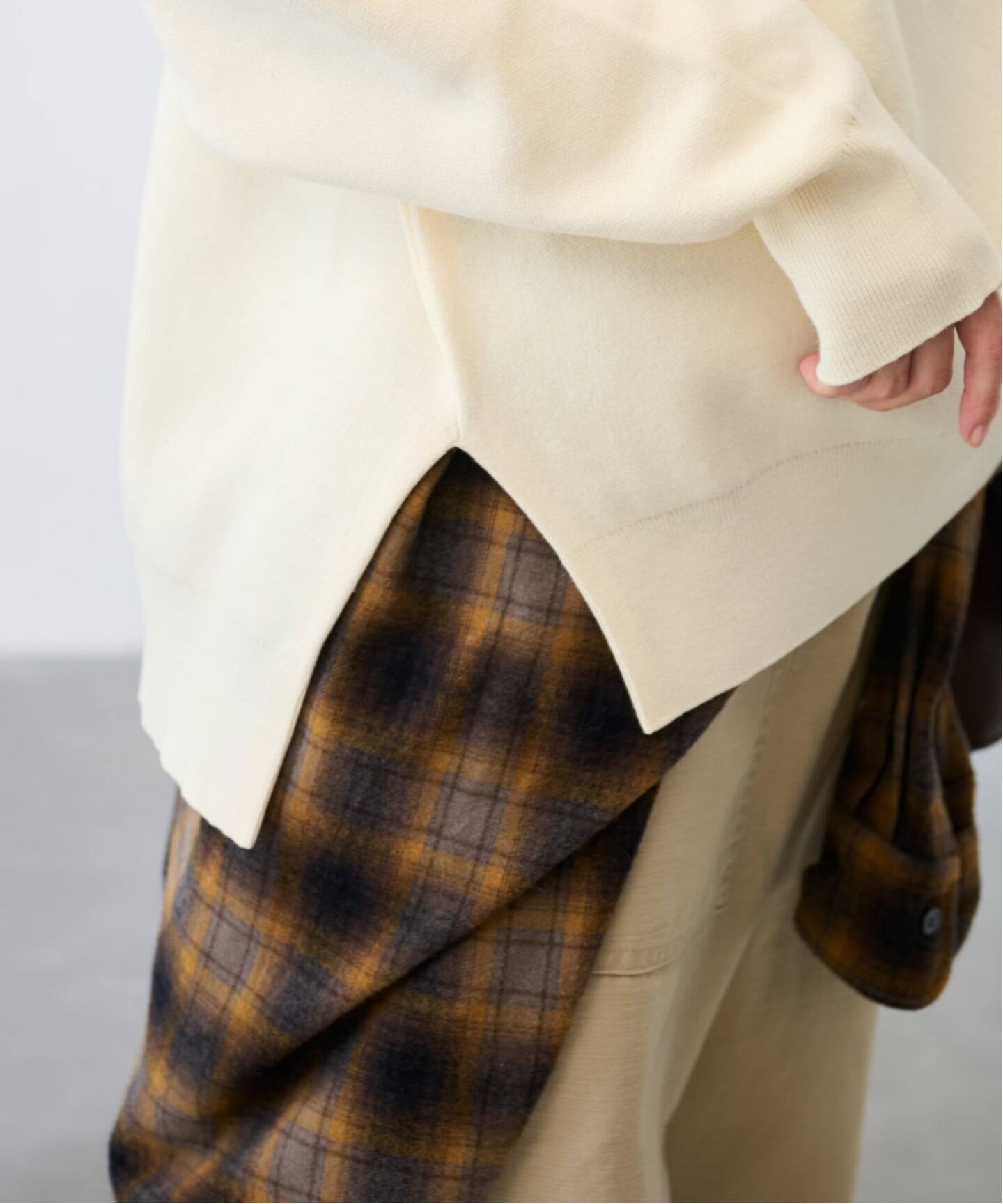 ≪追加≫ダブルジャガードプルオーバー（ニット／セーター