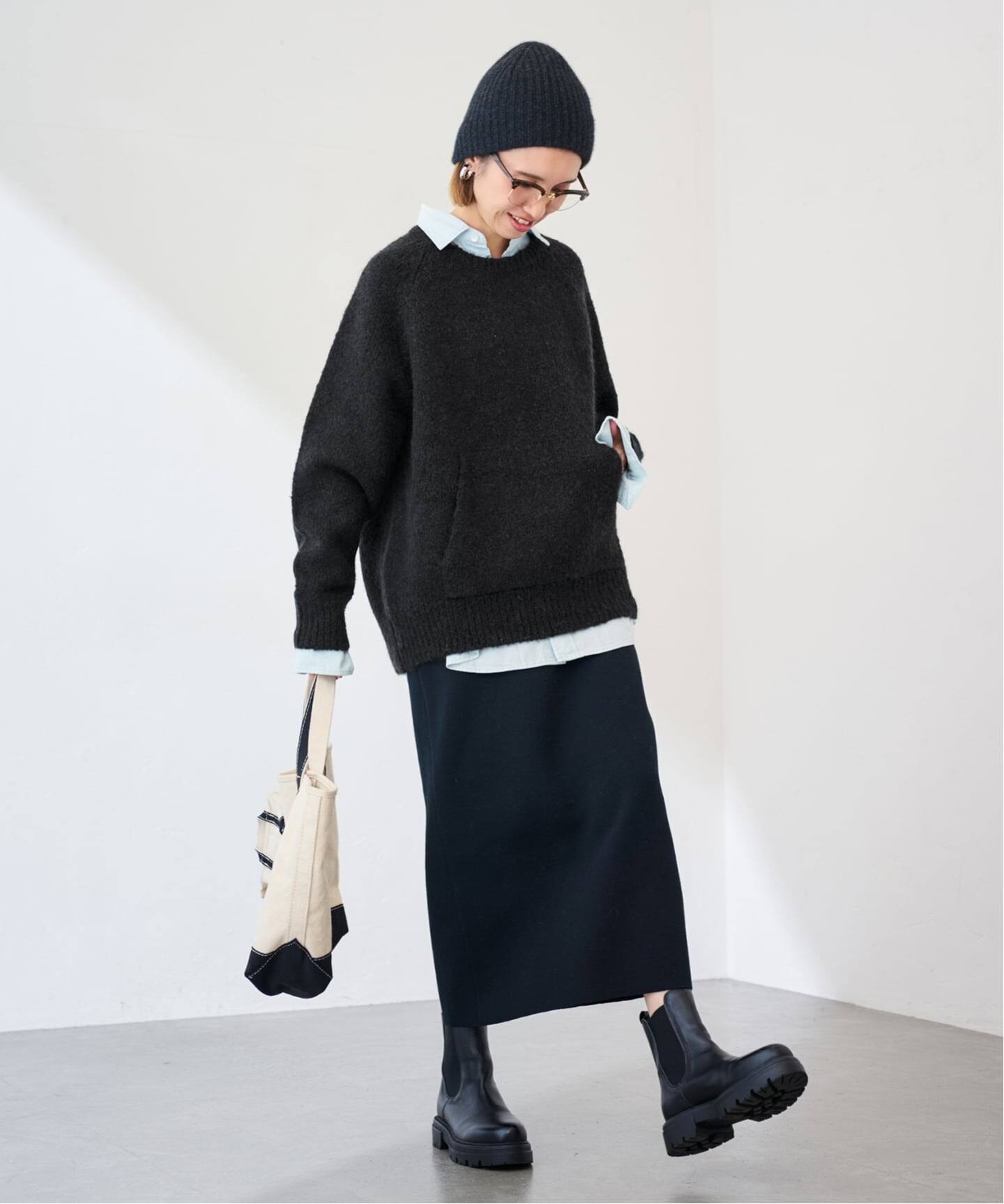 カンガルーポケットプルオーバー（ニット／セーター）｜FRAMeWORK