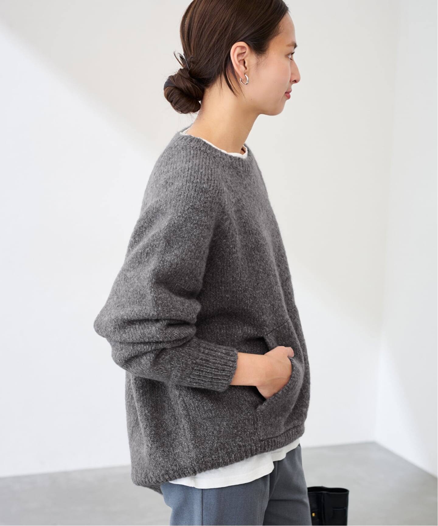 カンガルーポケットプルオーバー（ニット／セーター）｜FRAMeWORK