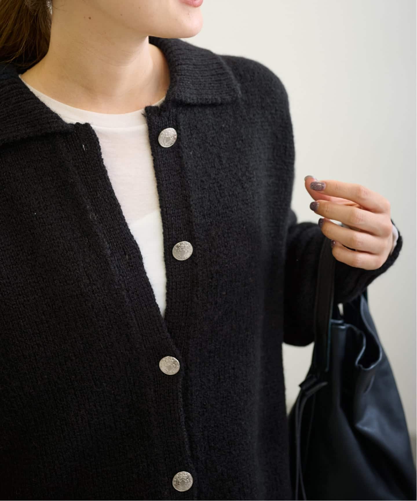 ≪追加≫メタルボタン衿付きカーディガン（カーディガン）｜FRAMeWORK