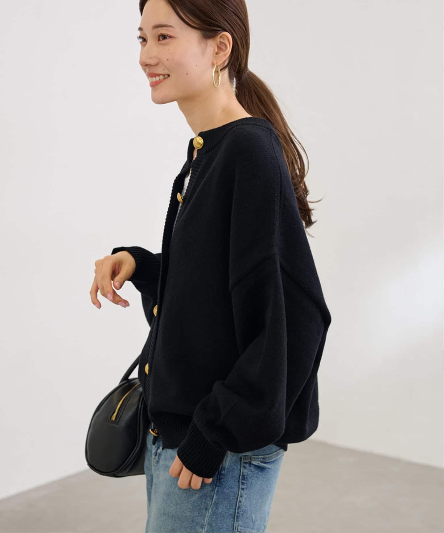 ≪WEB限定追加予約≫メタルボタン2WAYカーディガン