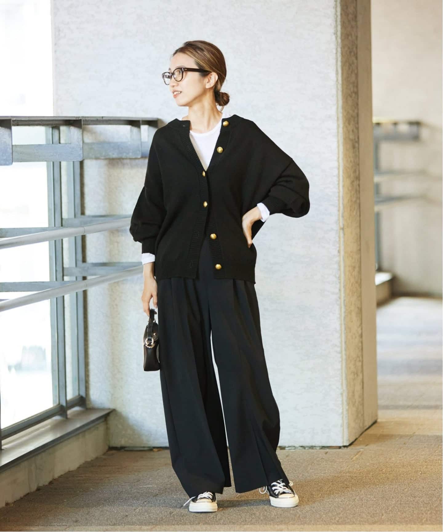 ≪WEB限定追加≫メタルボタン2WAYカーディガン（カーディガン