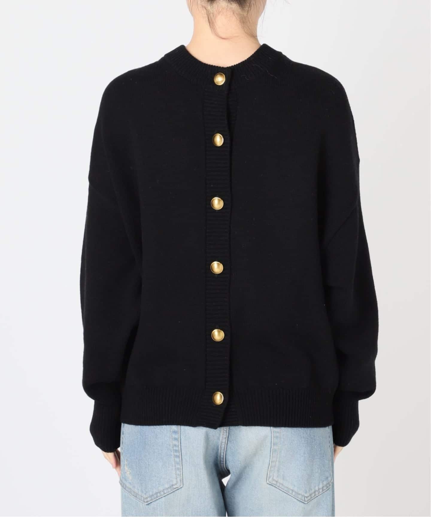 美品✨フレームワーク 23AW メタルボタン2wayカーディガン 金釦 ゆったり FRAMeWORK（フレームワーク）の「メタルボタン2WAYカーディガン