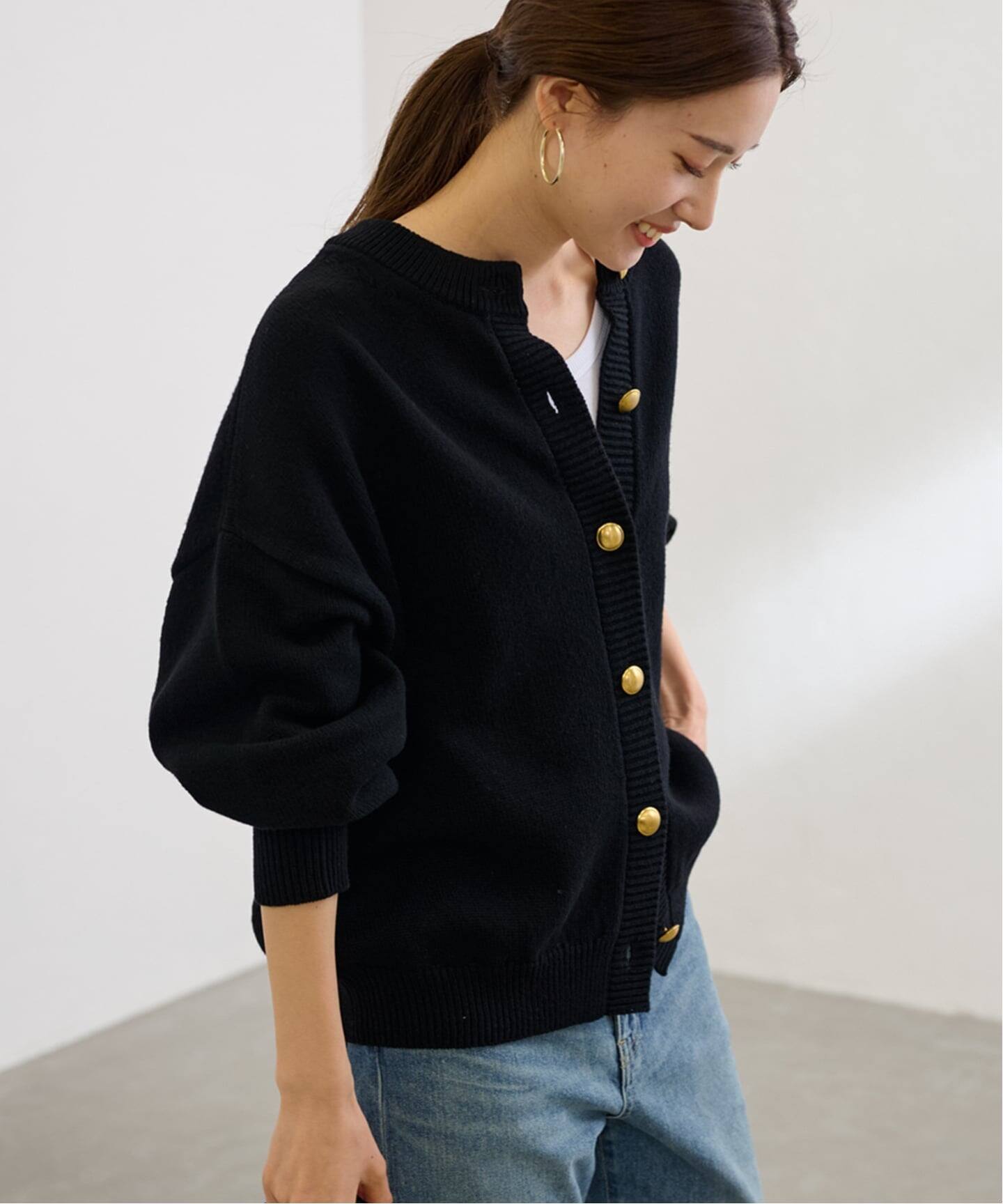 美品 FRAMeWORK フレームワーク メタルボタン2wayカーディガン 白 美品 FRAMeWORK フレームワーク メタルボタン2wayカーディガン 白