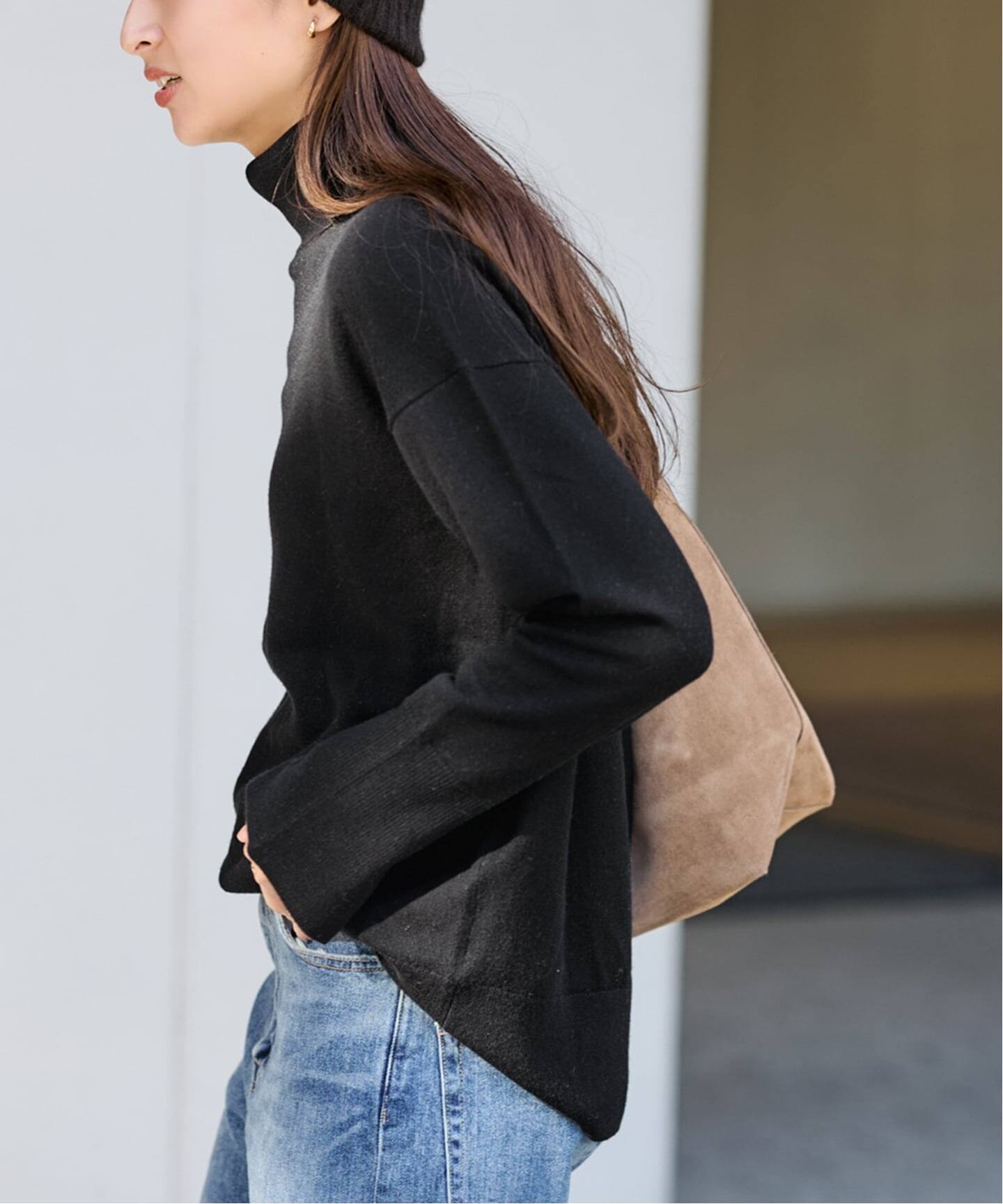 FRAMeWORK（フレームワーク）の「ハイゲージ天竺タートルネック5  