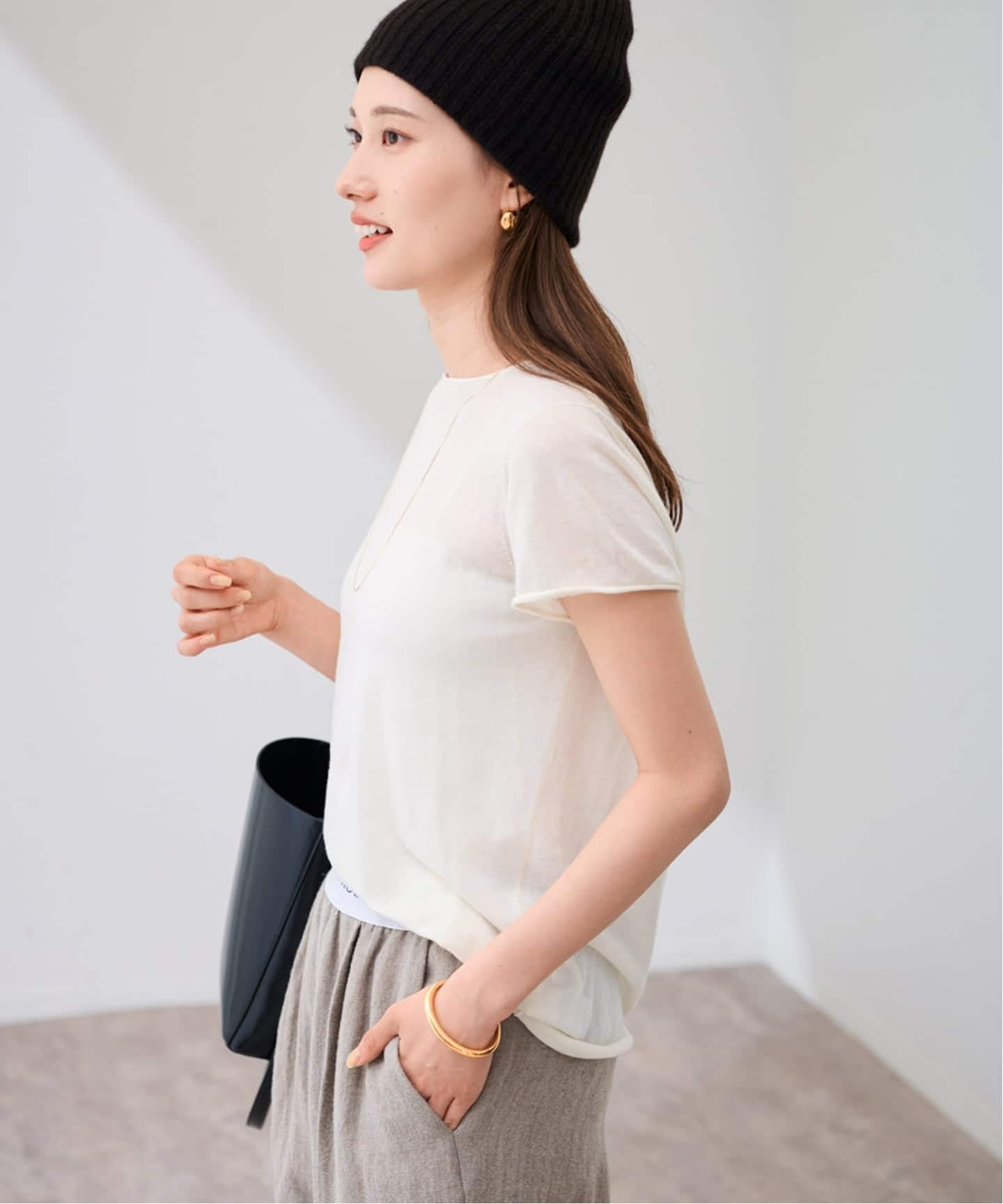 ≪追加≫スイビコットンCHIBI-KNIT-Tee（ニット／セーター