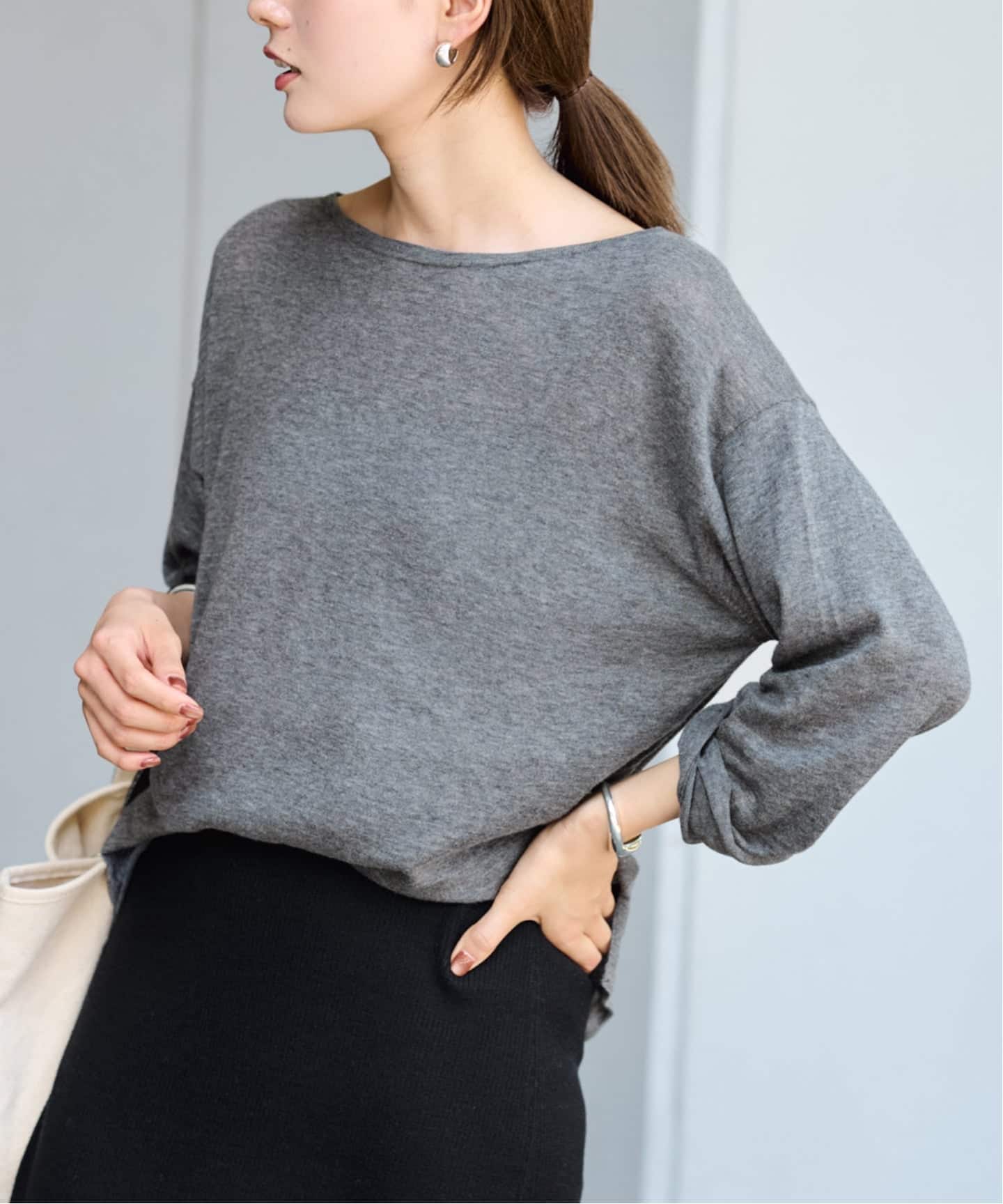 スイビコットンボートネック（ニット／セーター）｜FRAMeWORK