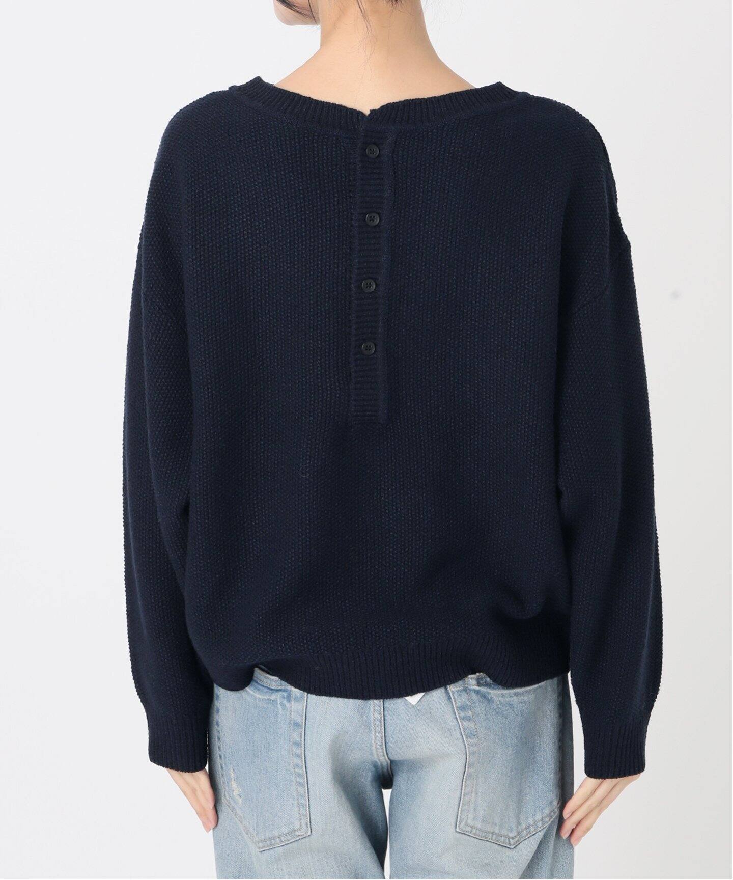 ≪追加予約 / 新色≫カノコ2WAYヘンリーニット（ニット