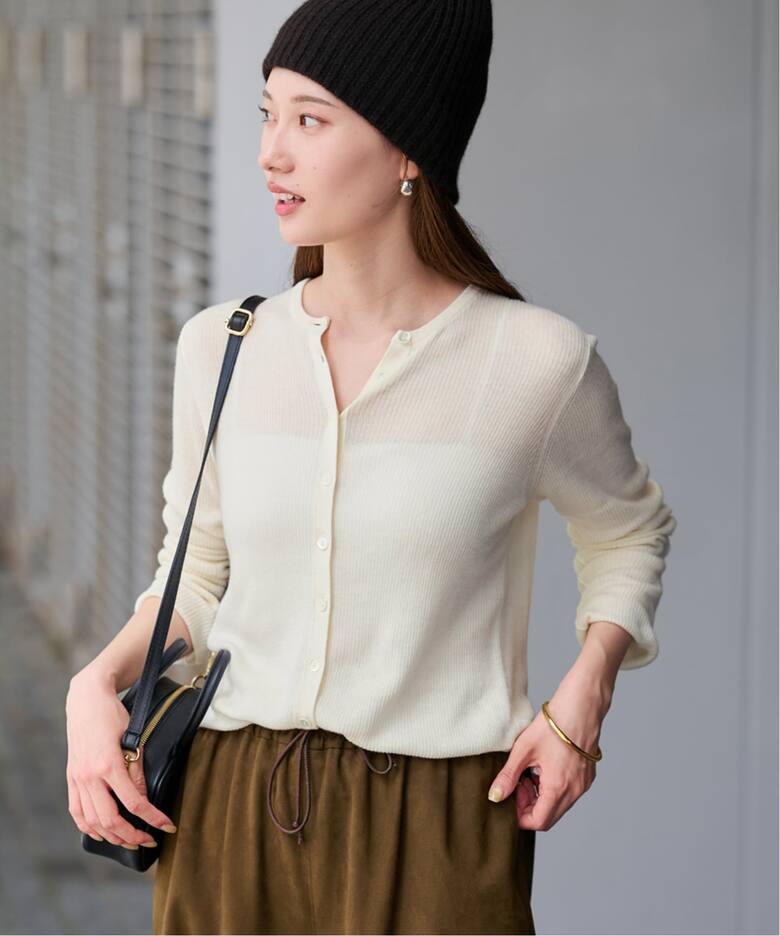 ≪追加≫スイビコットンリブカーディガン（カーディガン）｜FRAMeWORK  