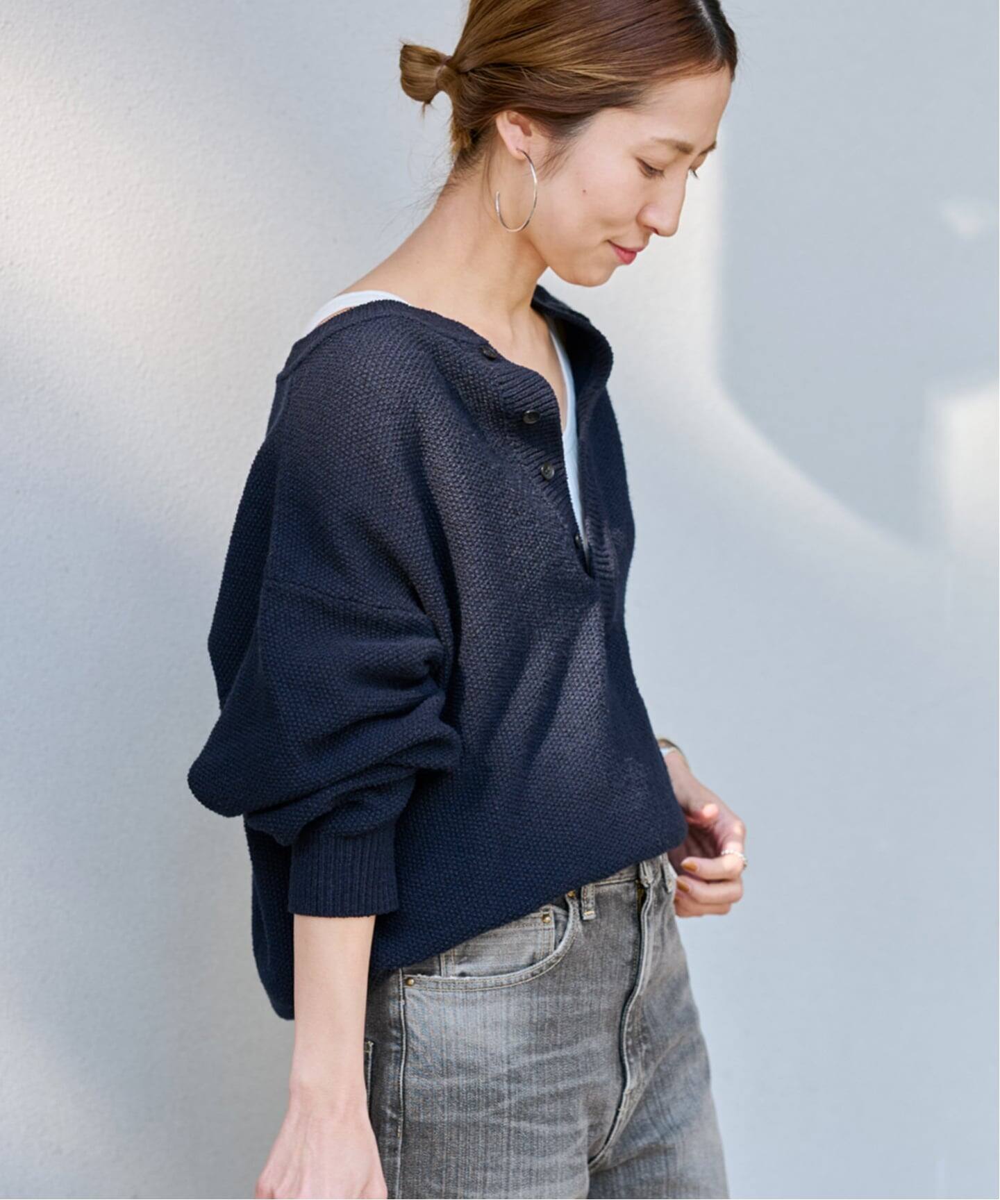 ≪追加予約≫カノコ2WAYヘンリーニット 2（ニット／セーター