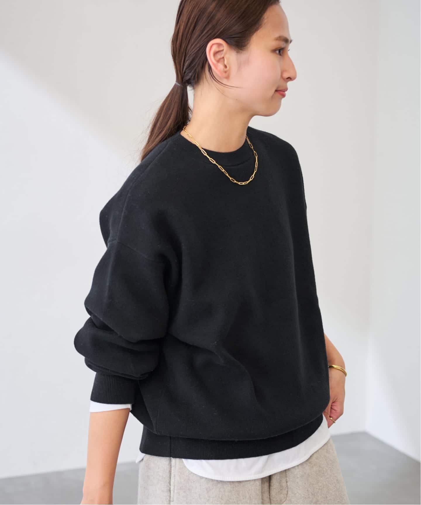 新品　Framework カシミヤ混ニットプルオーバー　レッド ≪WEB限定 / 追加予約≫カシミヤ混ニットプルオーバー（ニット