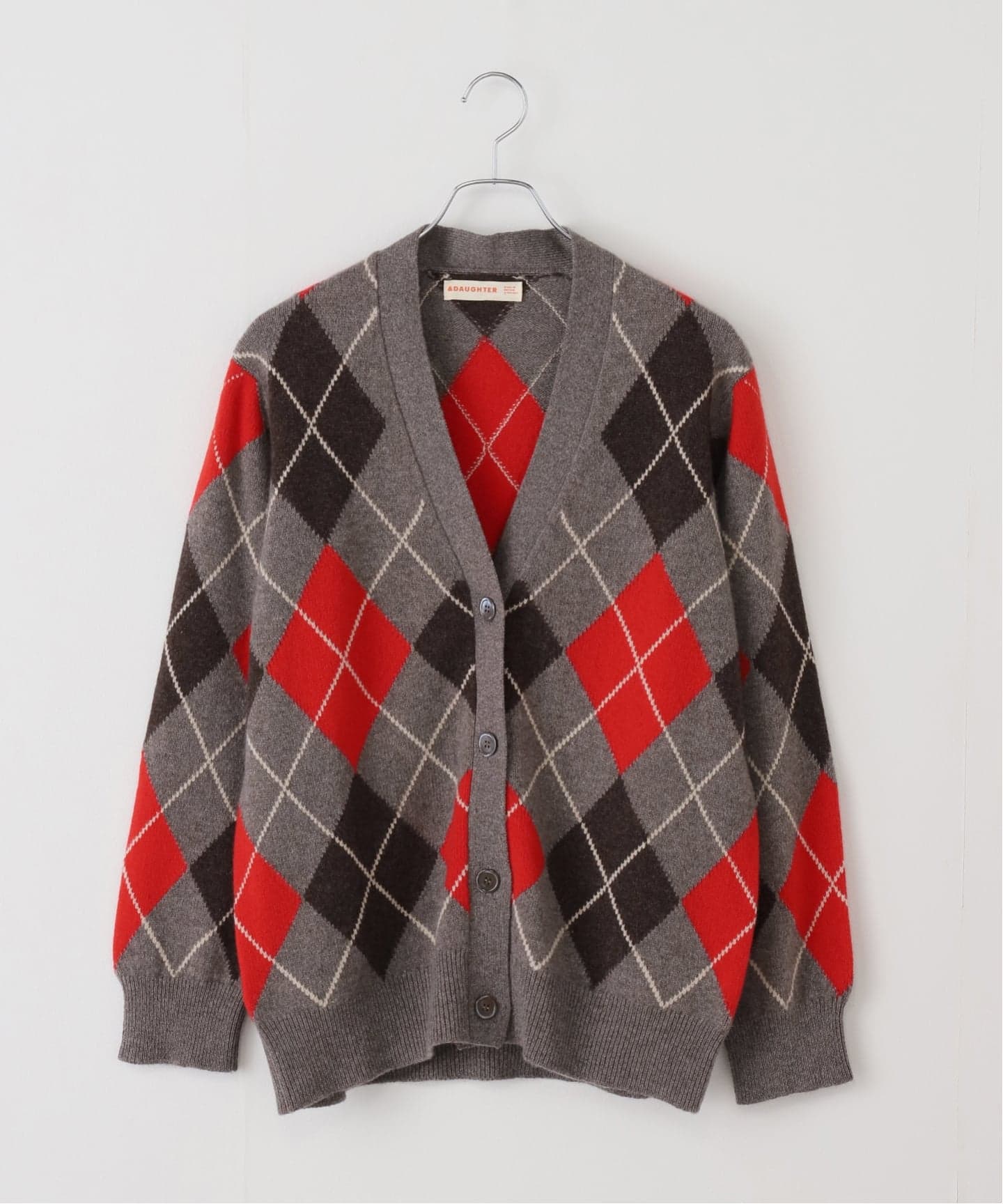 &DAUGHTER ARGYLE GRANAD CARDIGAN 4（カーディガン）｜FRAMeWORK