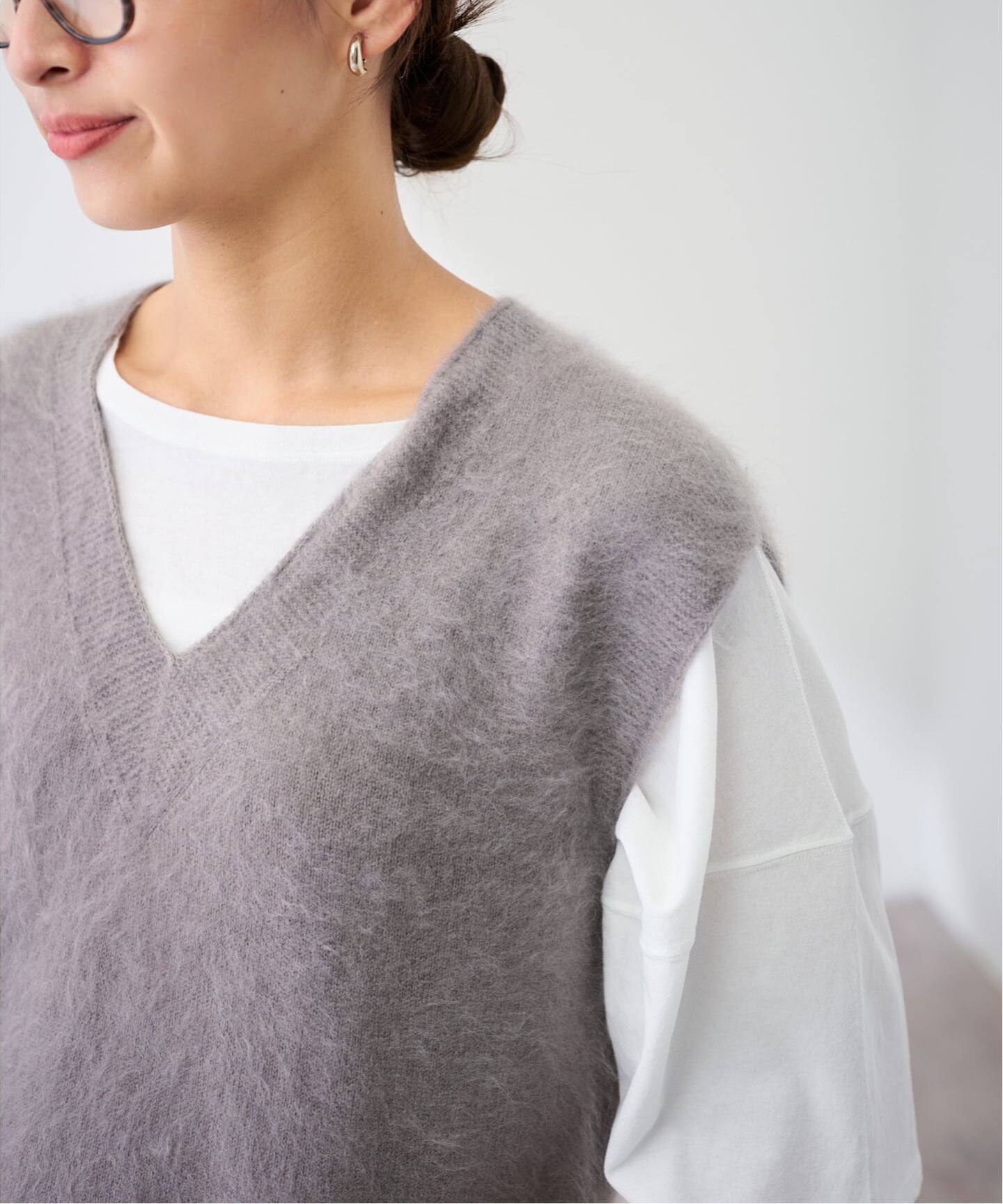 enrica/エンリカ カシミヤシャギーベスト（ベスト）｜FRAMeWORK