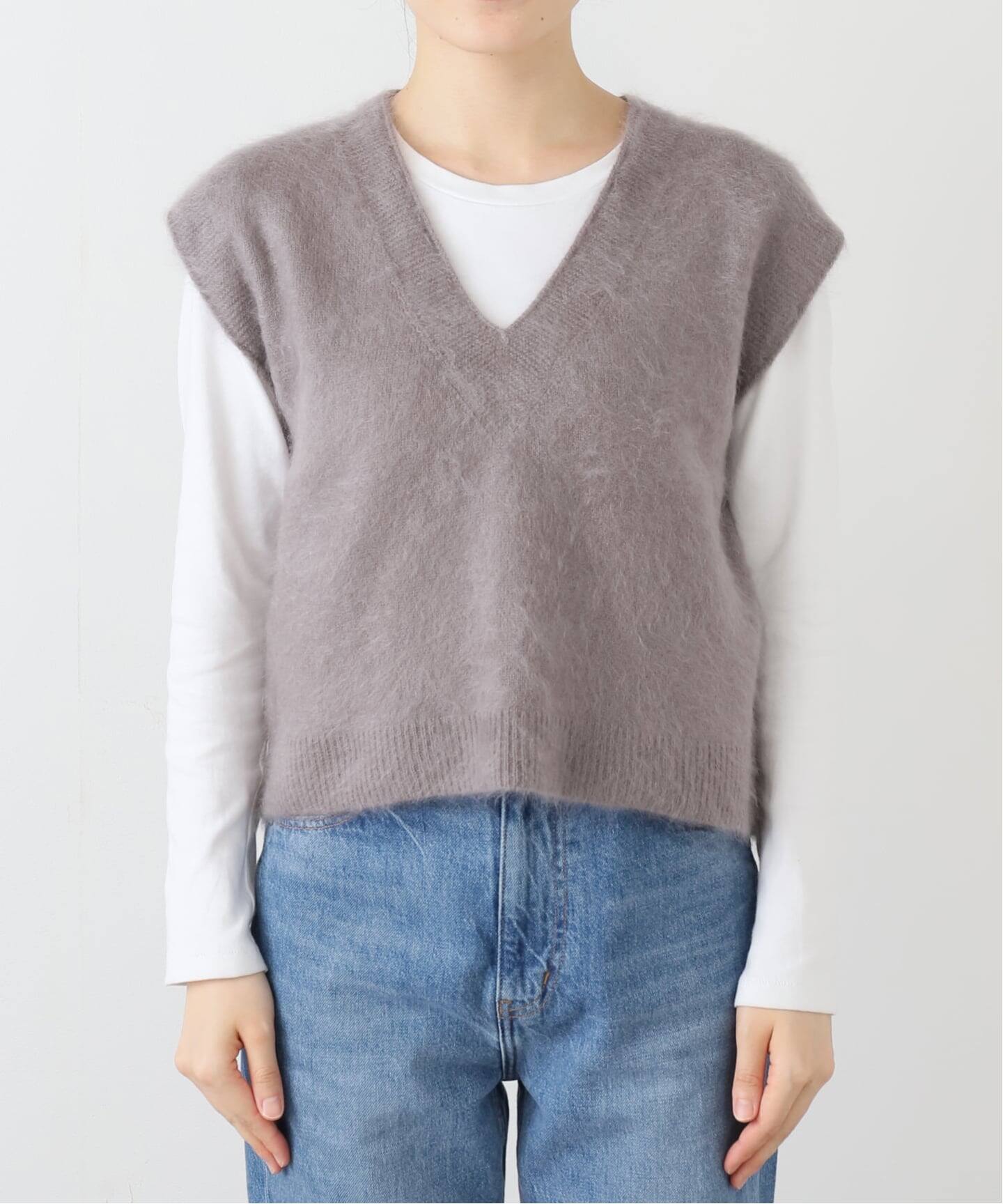 enrica/エンリカ カシミヤシャギーベスト（ベスト）｜FRAMeWORK