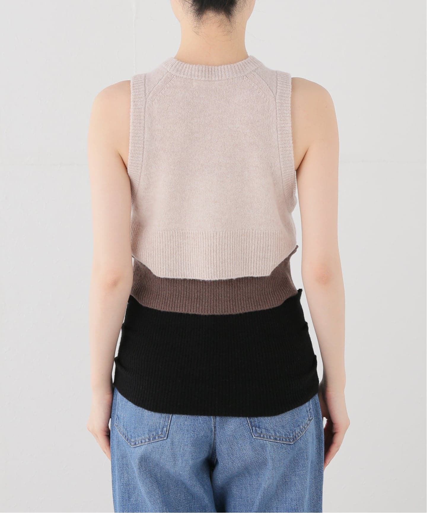 KAYLE/ケイル WOOL VEST WAIST WARMER SET（ニット／セーター