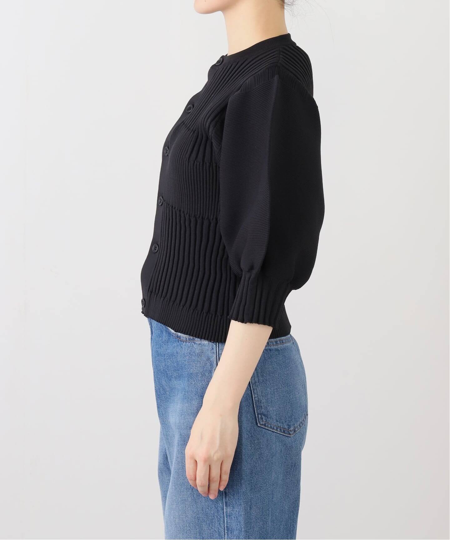 CFCL / シーエフシーエル FLUTED SHORT PUFF SLEEVE CARDIGAN