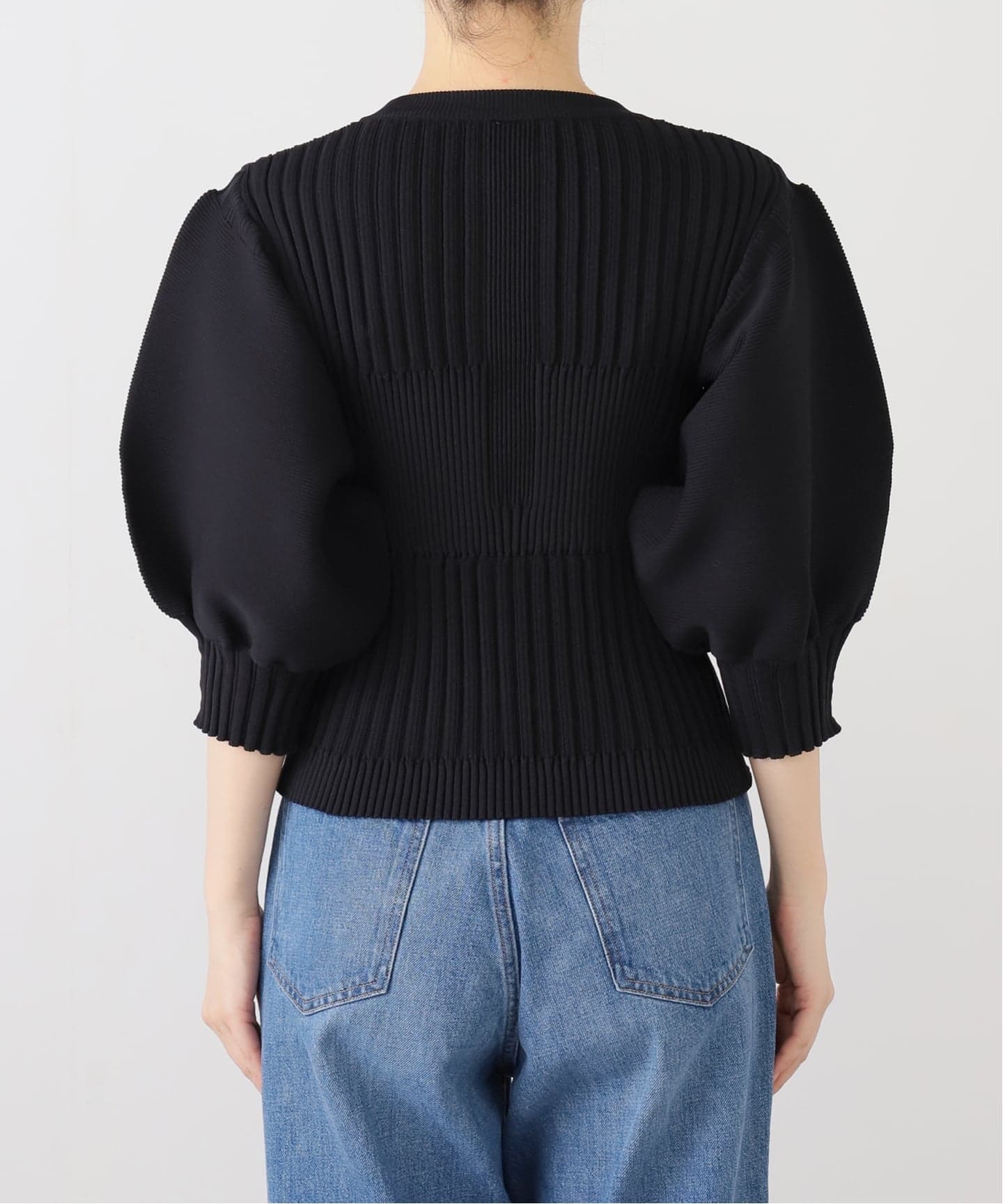 CFCL / シーエフシーエル FLUTED SHORT PUFF SLEEVE CARDIGAN