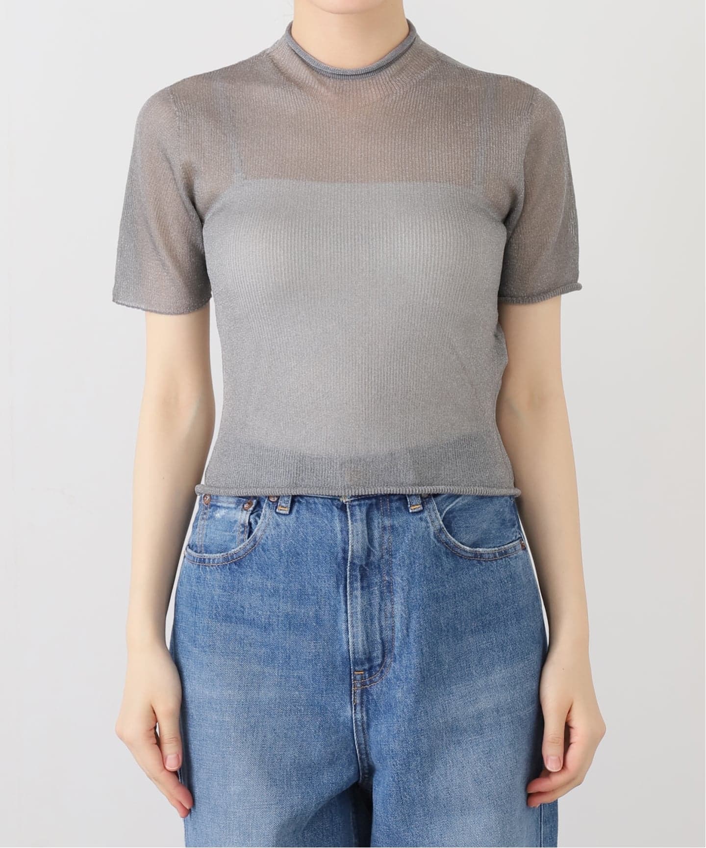 CFCL / シーエフシーエル PORTRAIT LUCENT SHORT SLEEVE TOP（ニット