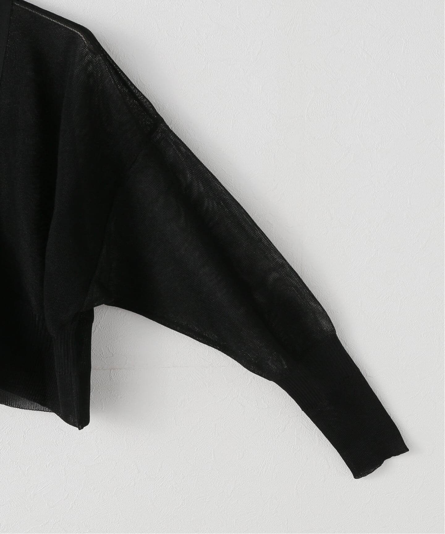CFCL / シーエフシーエル | CUPRO GARTER CARDIGAN 1 クロップド カーディガン | F | ブラック | レディース CFCL / シーエフシーエル GARTER LUCENT CROPPED CARDIGAN