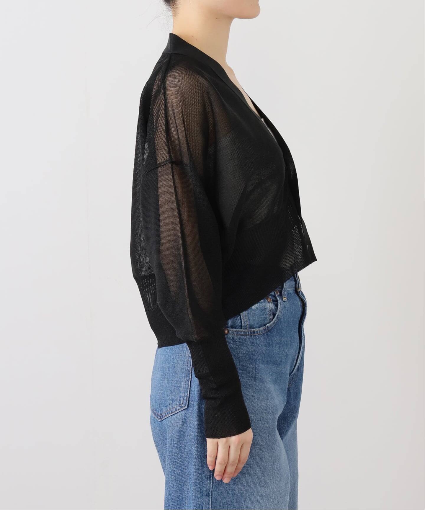 【美品】  CFCL / シーエフシーエル | CUPRO GARTER CROPPED CARDIGAN / クロップカーディガン | F | ホワイト | レディース 美品】 CFCL / シーエフシーエル | CUPRO GARTER CROPPED CARDIGAN