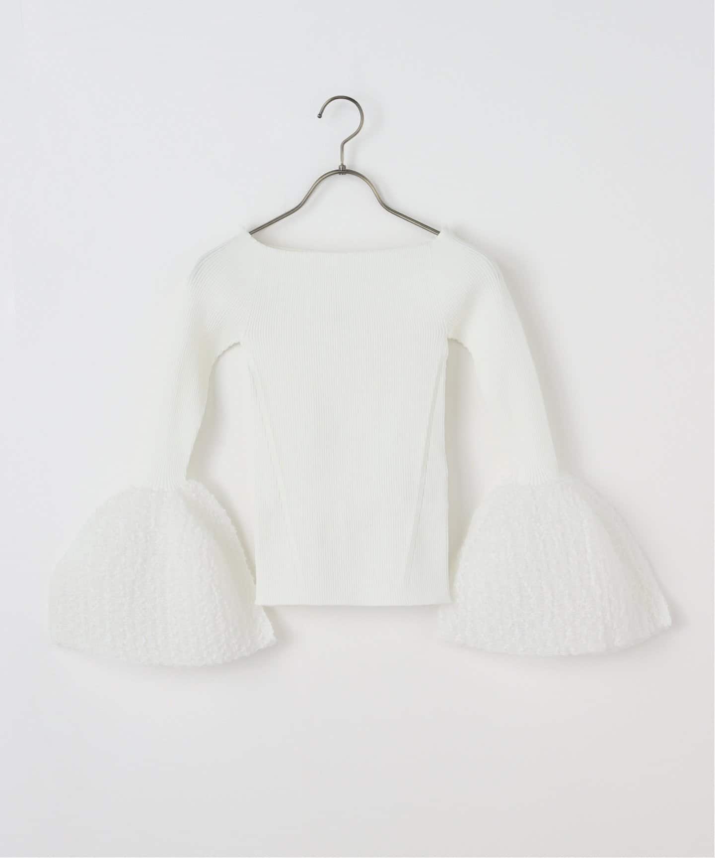 CFCL POTTERY HS ORNAMENT OFF SHOULDER LO CF009KN086（ニット