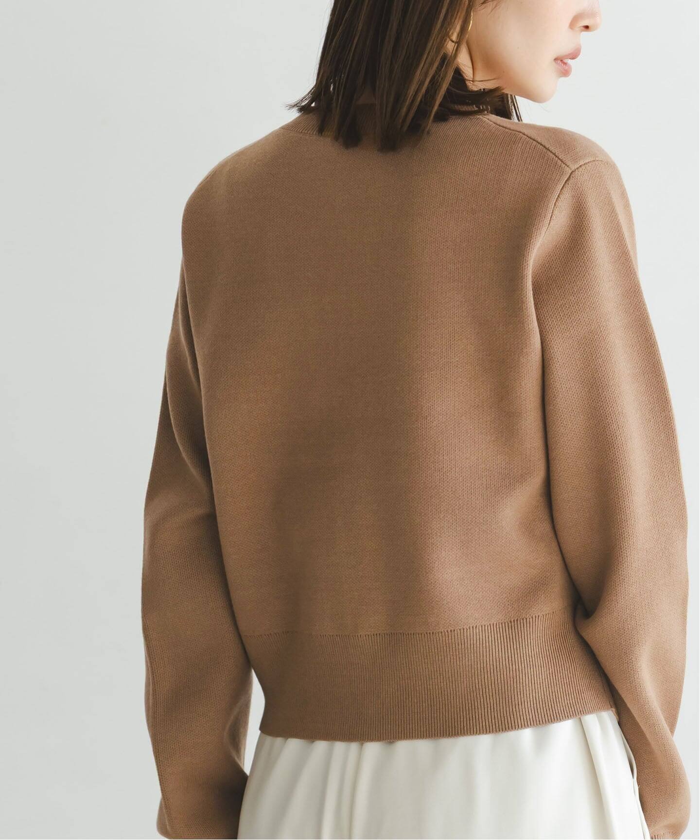 ダブル編みショートカーデ（カーディガン）｜NOBLE（ノーブル）の通販